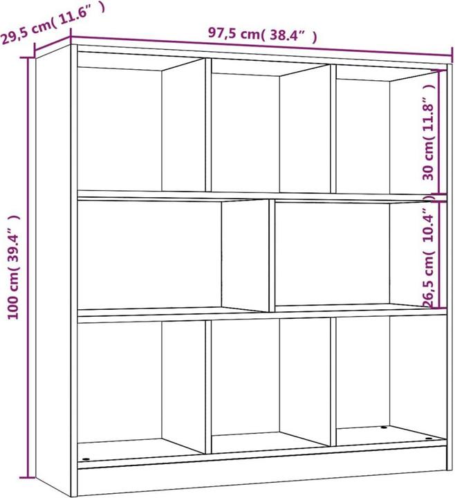 Immagine prodotto VidaXL Zona (97,5 x 29,5 x 100 cm)
