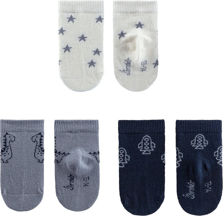 Produktbild Sterntaler Baby Söckchen 3er Pack Dino (3er Pack, 17 - 18)