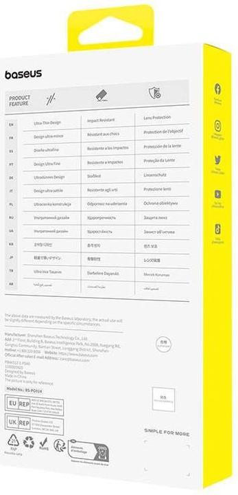 Image du produit Baseus Étui téléphone magnétique pour iPhone 15 Plus OS-Lucent Series (Transparent) (Apple iPhone 15 Plus)