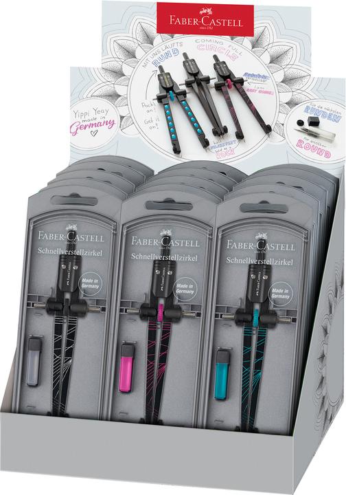 Produktbild Faber-Castell Faber Castell Schnellverstellzirkel Twister Display
