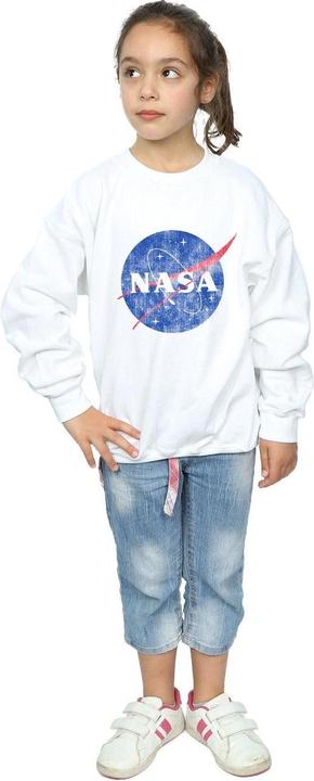 Immagine prodotto Nasa Felpa Logo Effetto Invecchiato Ragazze (140, 146)