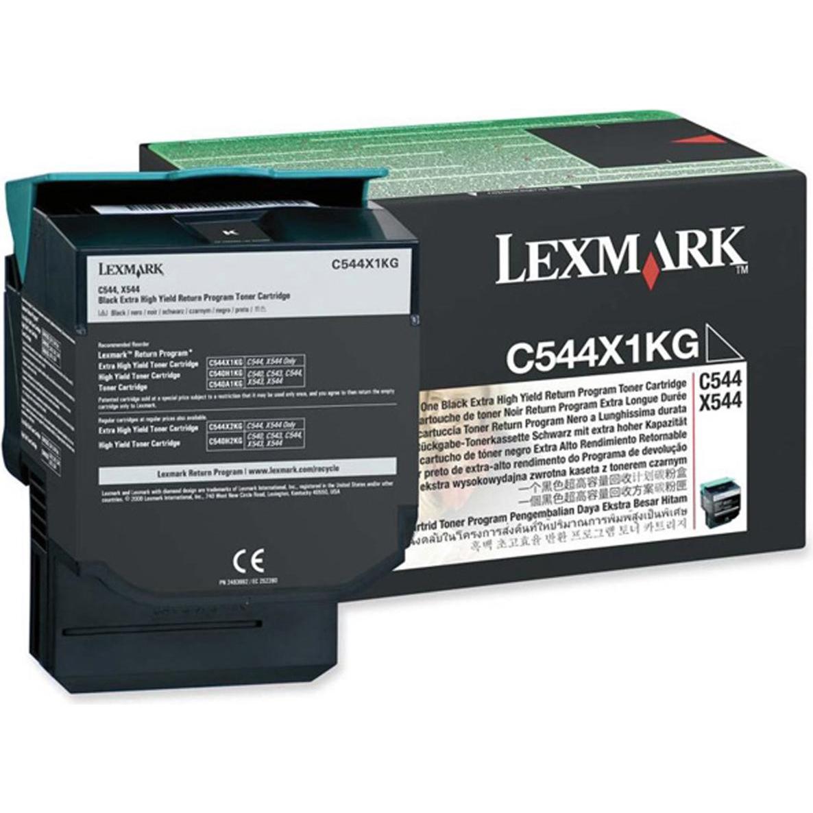 Lexmark, Toner, C544x1kg (BK)