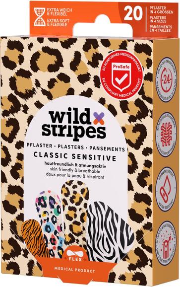 Actual product image Wild Stripes Schn Schuerfwu Cl sen An 20 (20 x)