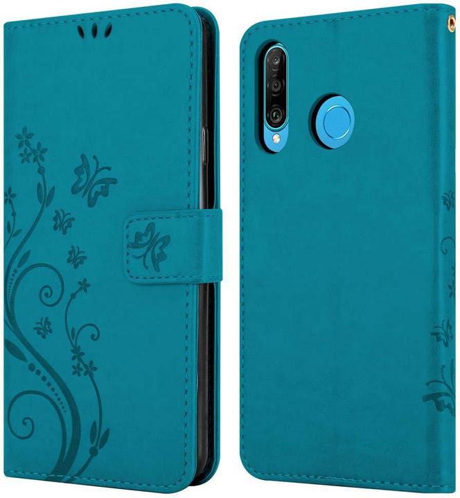 Produktbild Cadorabo Flower Book Cover (Huawei P30 Lite)