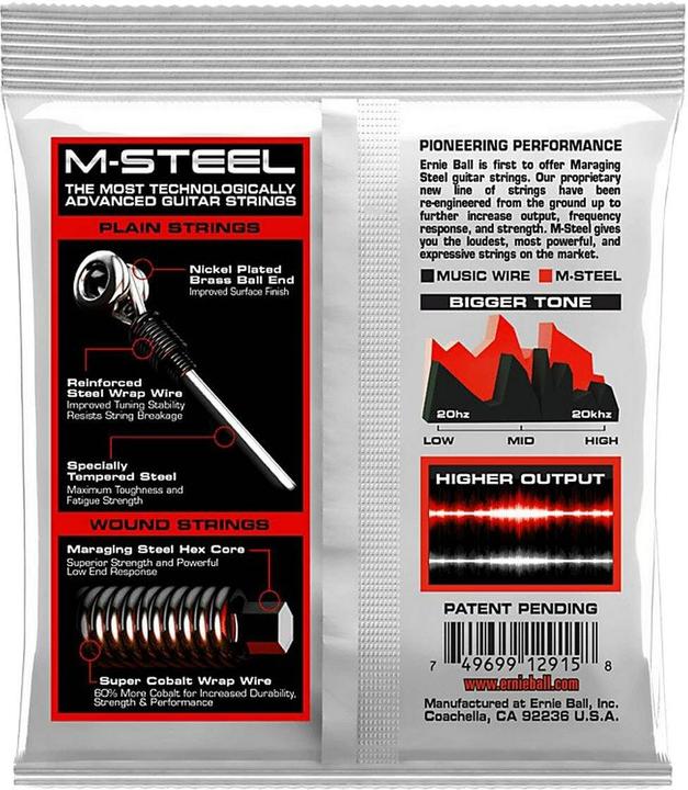 Produktbild Ernie Ball Slinky M-Steel Skinny (6 x, E-Gitarre, 0.05")