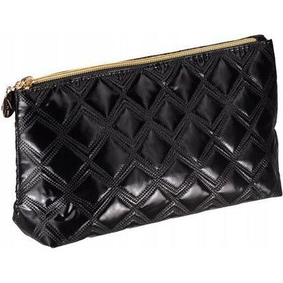 NoName, Necessaire, INTER-VION Gold & Black kosmetyczka pikowana z przegródką Złota, Oro