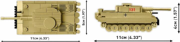 Actual product image Cobi H.C. WWII Tiger I 131 1:72