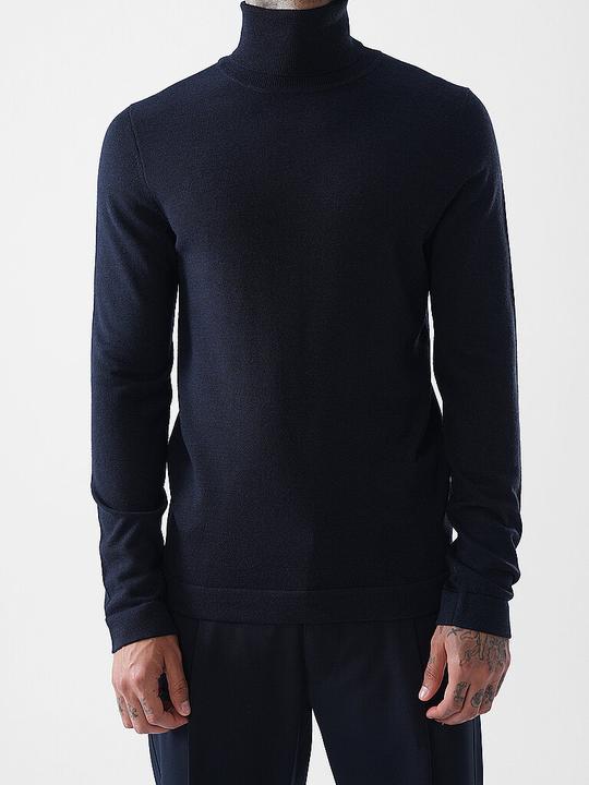 Actual product image Drykorn Turtle Neck Joey Pullover Fine Knit Blue (M)
