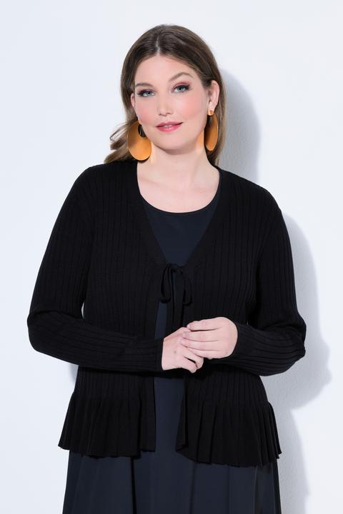 Produktbild Miamoda Strickjacke, körpernahe Passform, Volants (58, 60)