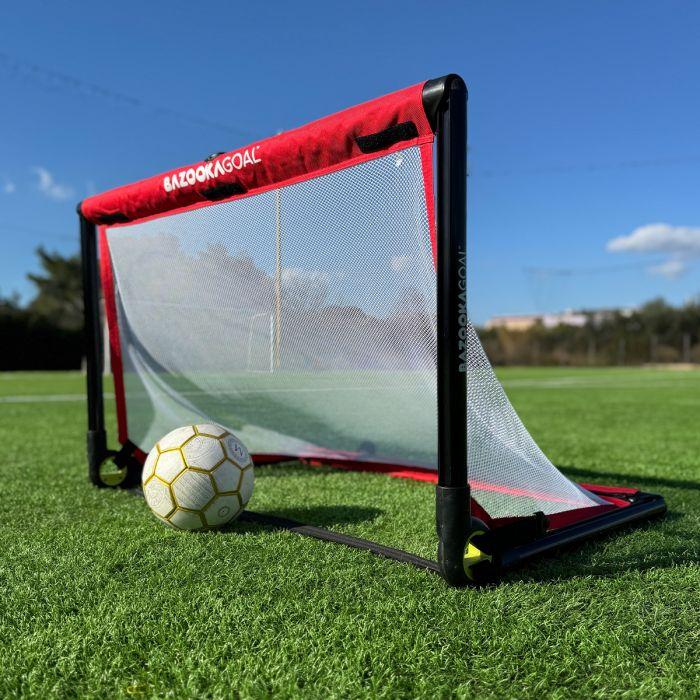 Image du produit BazookaGoal Mini but de football, Rouge