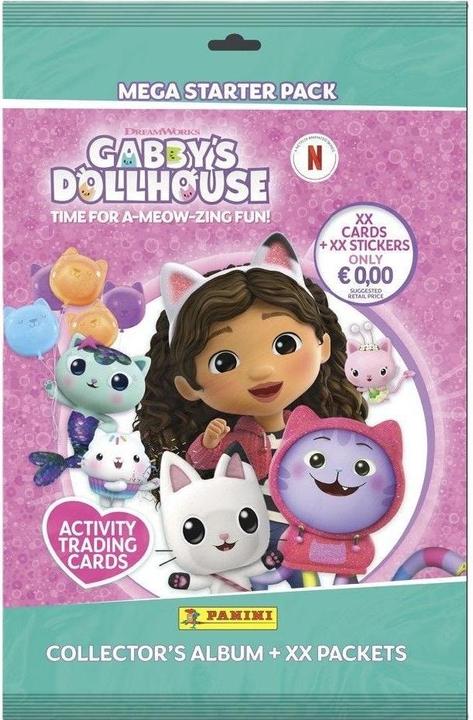 Actual product image Panini Gabby's Dollhouse TC Starterset (Booster Pack)