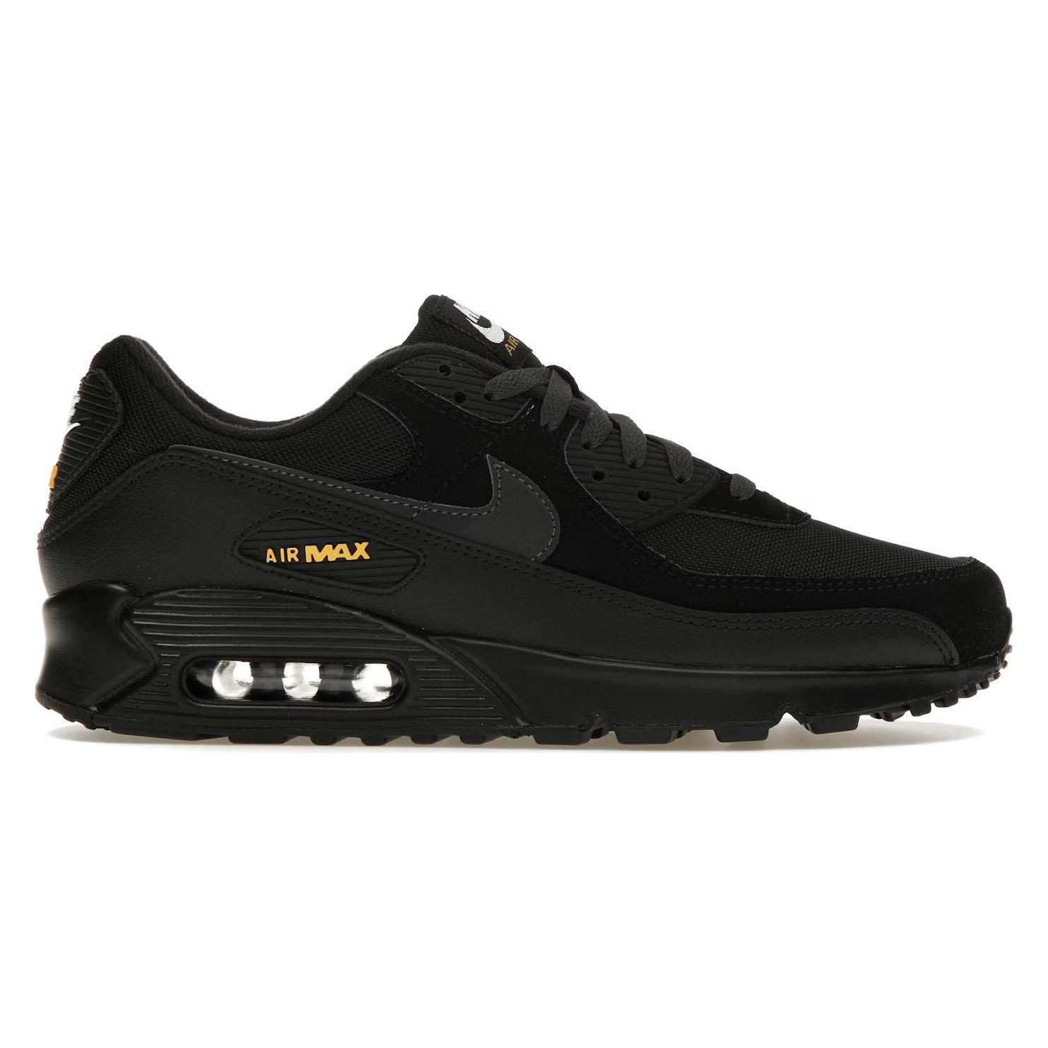 Nike, Herren, Sneakers, Air Max 90 Black Speed Yellow, Schwarz, Gelb, (41)