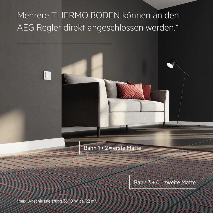 Actual product image AEG Haustechnik Basic Thermo Floor TBS TB 160/1.5 Set Plus, electric underfloor heating, complete set 1.5 m², 160