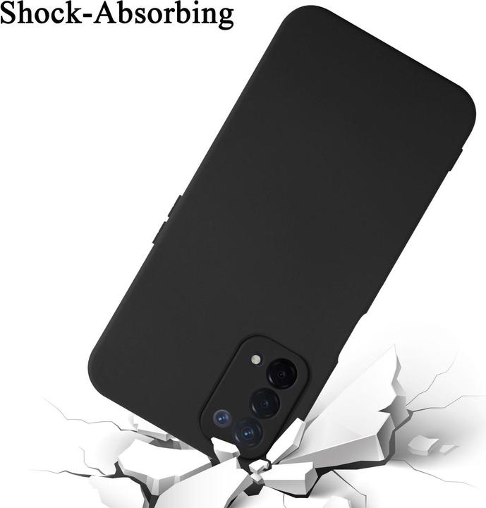 Actual product image Cadorabo Case for OPPO A54 5G / A74 5G TPU in liquid protection silicone design (Oppo A74 5G)