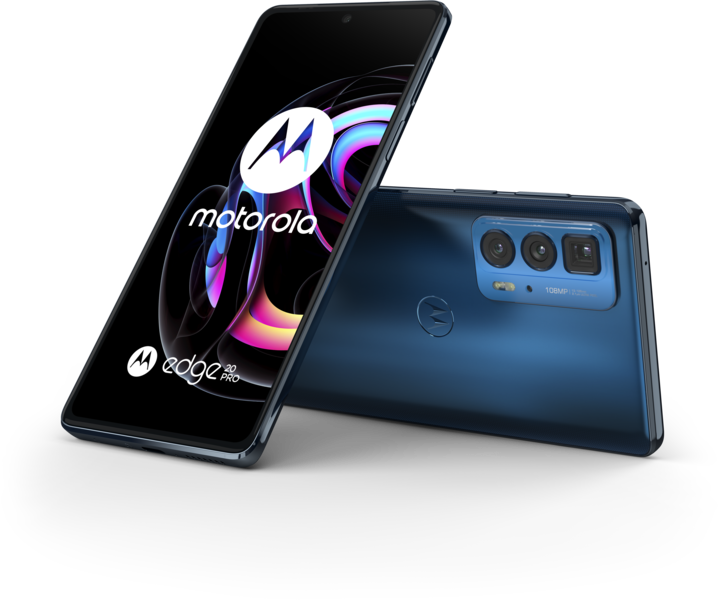 Produktbild Motorola Edge 20 Pro (256 GB, Midnight Blue, 6.70", Dual SIM, 108 Mpx, 5G)