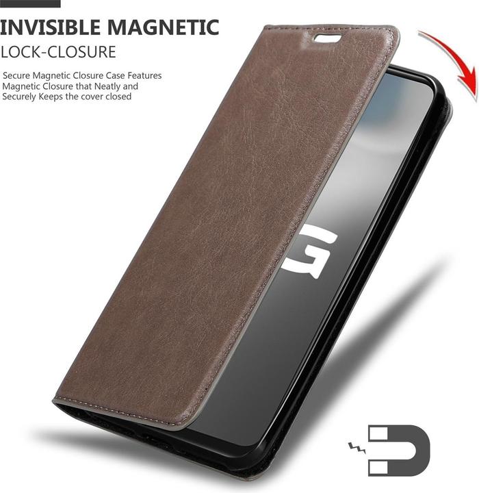 Actual product image Cadorabo Book Invisible Magnet Cover (Vivo Y70)