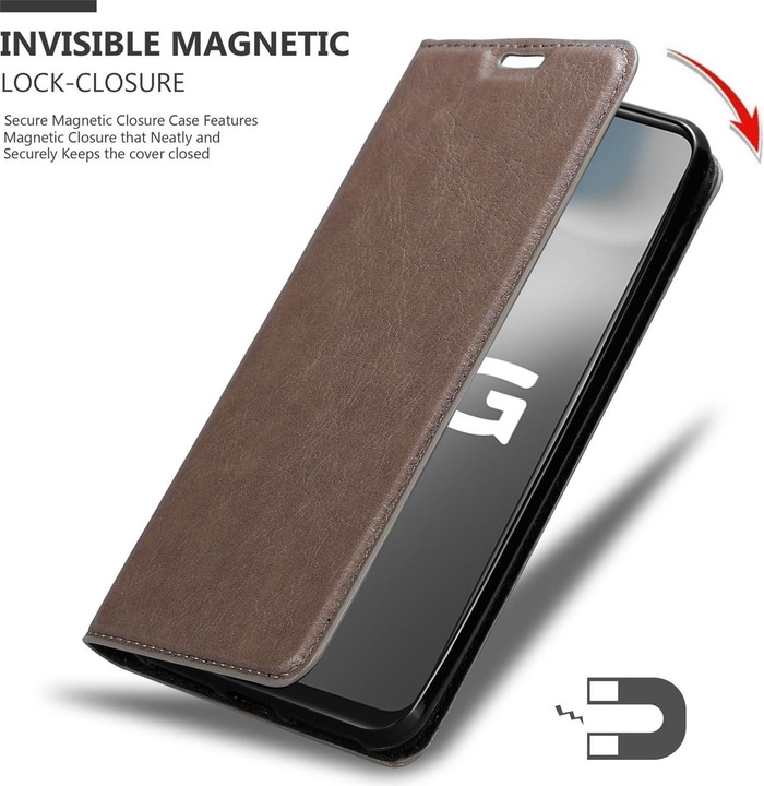 Actual product image Cadorabo Book Invisible Magnet Cover (Vivo Y70)