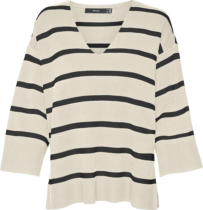 Produktbild Vero Moda V-Ausschnitt Tief angesetzte Schulter Pullover Strickpullover (XL)