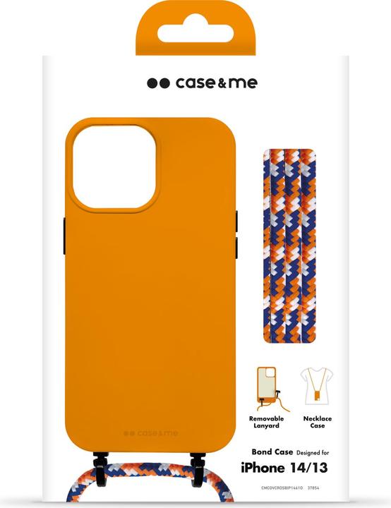 Image du produit Case & Me case&me Étui Bond pour iPhone 14/13 orange (Apple iPhone 14)