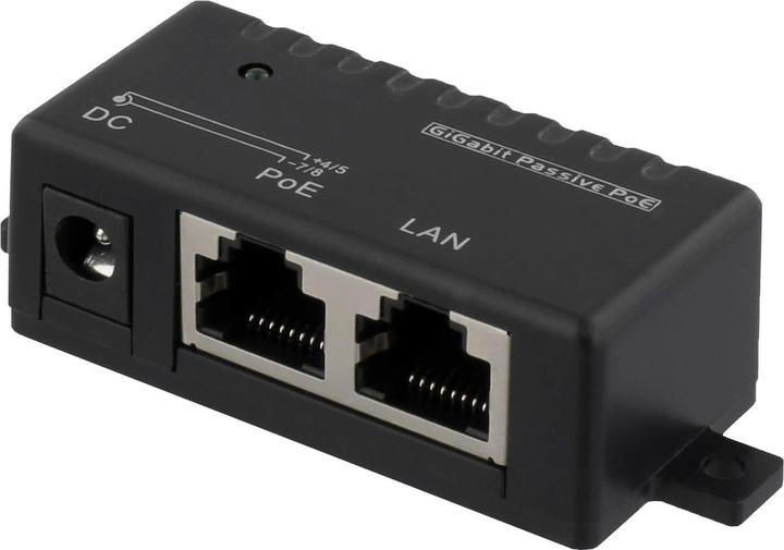 Deltaco POE-109 - strøminjektor (Ethernet, RJ45 Gigabit Ethernet (2x))