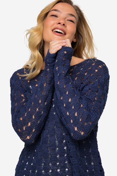 Produktbild Laurasøn Pullover, Strukturstrick, Bändchengarn, Langarm (L)