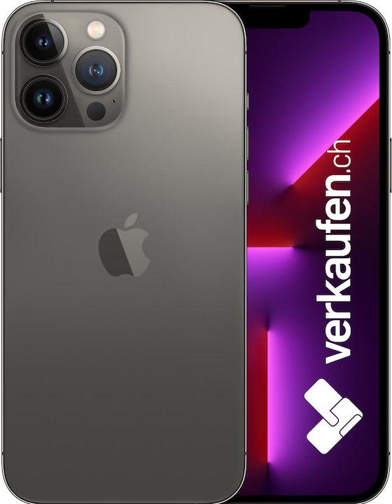 Image du produit verkaufen.ch iPhone 13 Pro Max (256 Go, Graphite, 6.70", 12 Mpx, SIM + eSIM, B / Très bon)
