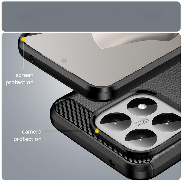 Produktbild Cover-Discount Xiaomi 15T - Metall Carbon Look Hülle (Xiaomi 15T)