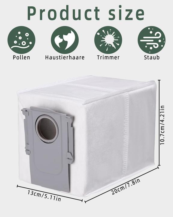 Produktbild Sobeau 12 Stück Staubbeutel für Roborock (12 x)