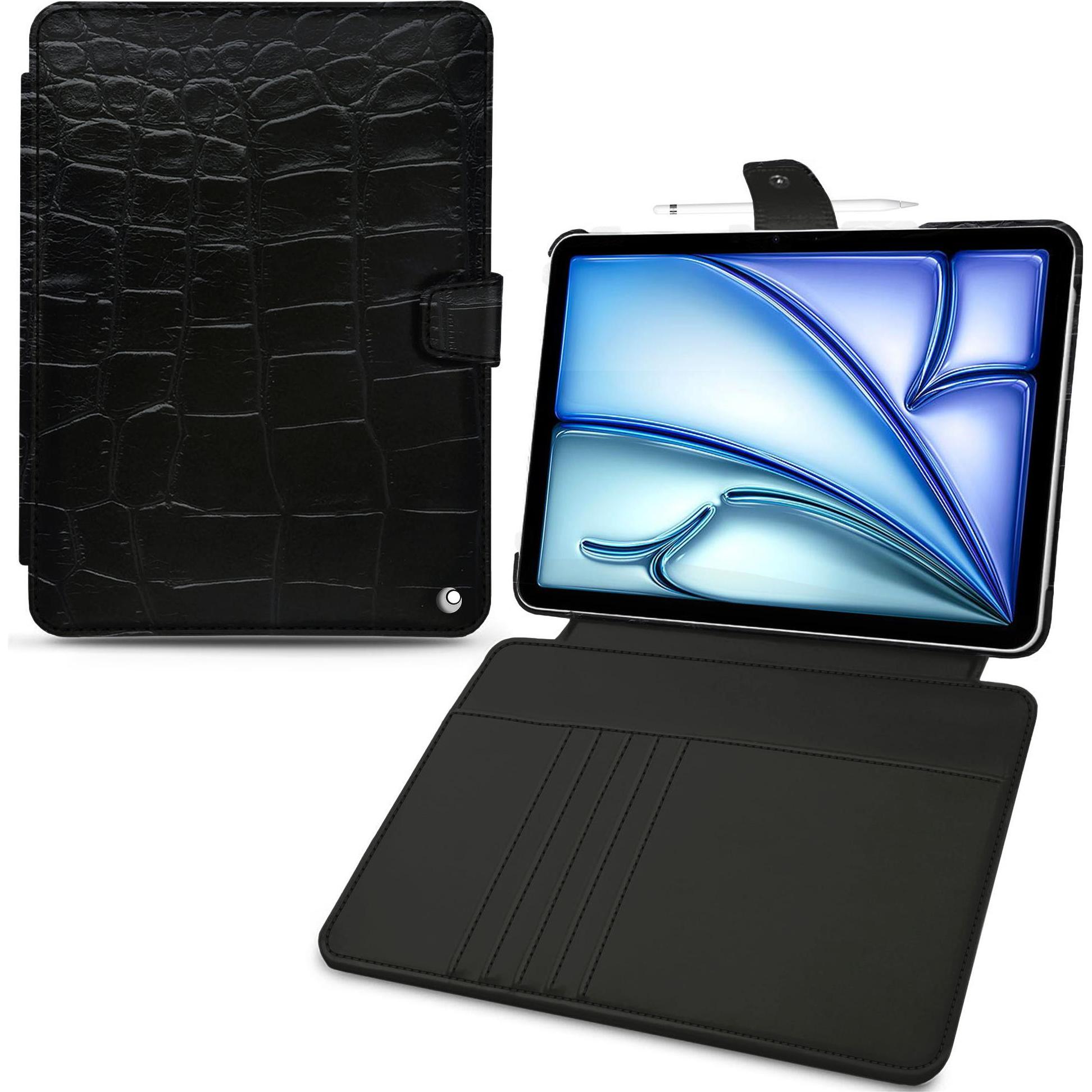 Thumbnail - Noreve Lederschutzhülle Wallet (iPad Air 2020 (4. Gen), iPad Air 2022 (5. Gen)), Tablet Hülle, Schwarz