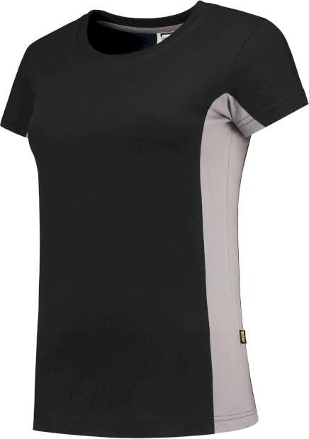 Actual product image Tricorp 102003BlackLimeL T-Shirt Bicolor Dames (L)