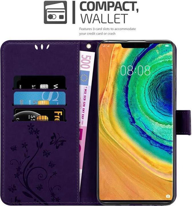 Image du produit Cadorabo Couverture du livre de fleurs (Mate 30 Pro)