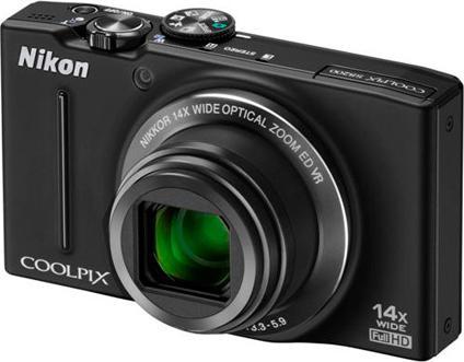 Nikon Coolpix S8200, 16MP, zoom 14x, filmati FullHD, nero (1/2,3'')