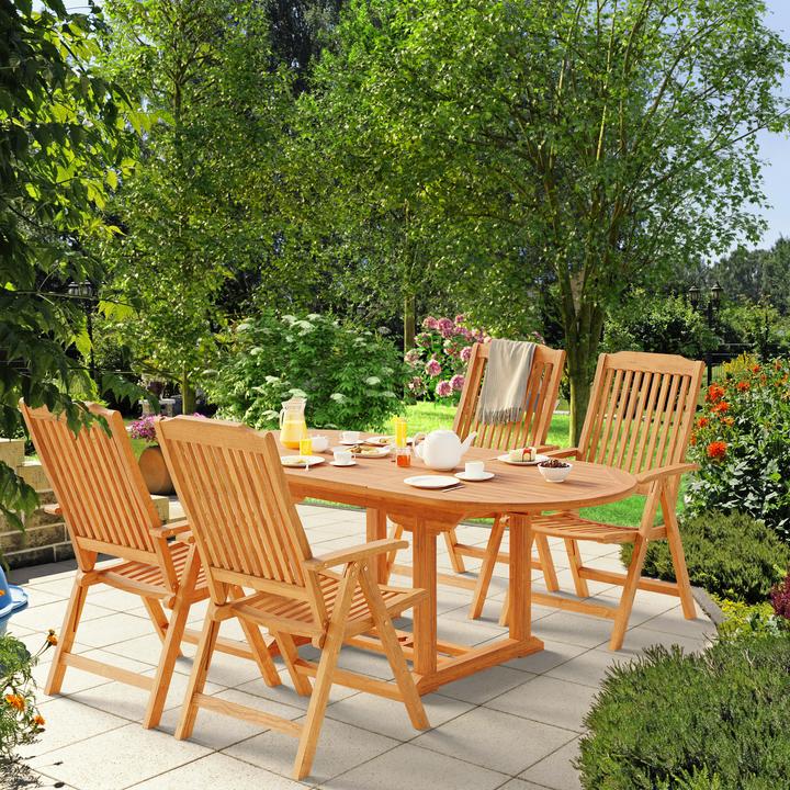 Actual product image Garland Set of 8 Garden Chairs