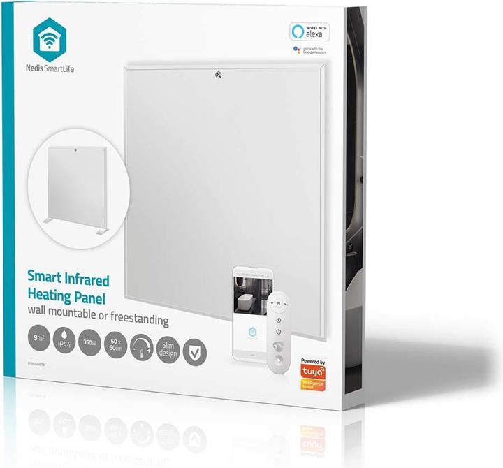 Produktbild Nedis SmartLife Infrarood verwarmingspaneel - 350 W - 1 Warmte Stand - Instelbare thermostaat - Afstandsbe (350 W)