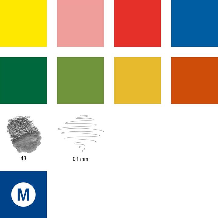 Produktbild Staedtler Aquarell Set (Mehrfarbig, 13 x)