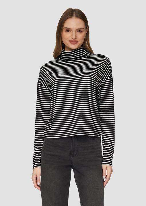 Produktbild S.Oliver T-Shirt Gestreiftes Langarmshirt im Relaxed Fit (36)