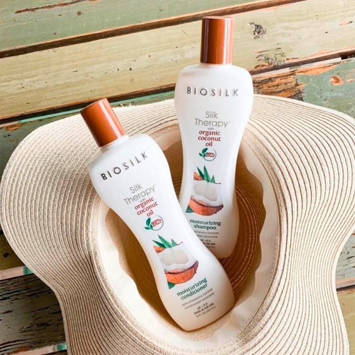 Produktbild Farouk Systems Biosilk Silk Therapy Coconut Oil (355 ml, Flüssiges Shampoo)