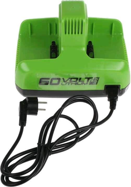 Actual product image Greenworks 60V G60X2UC6 Doppelladegerät (60 V)