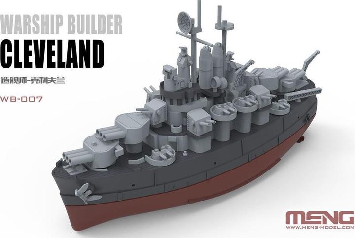 Actual product image Meng-Model Warship Builder Cleveland