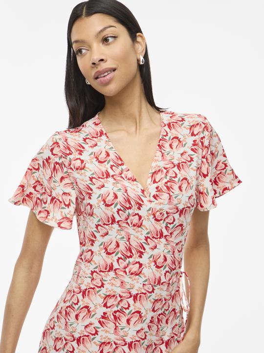 Image du produit Vila VILOVIE Kurzärmeliges Wickelkleid (34)