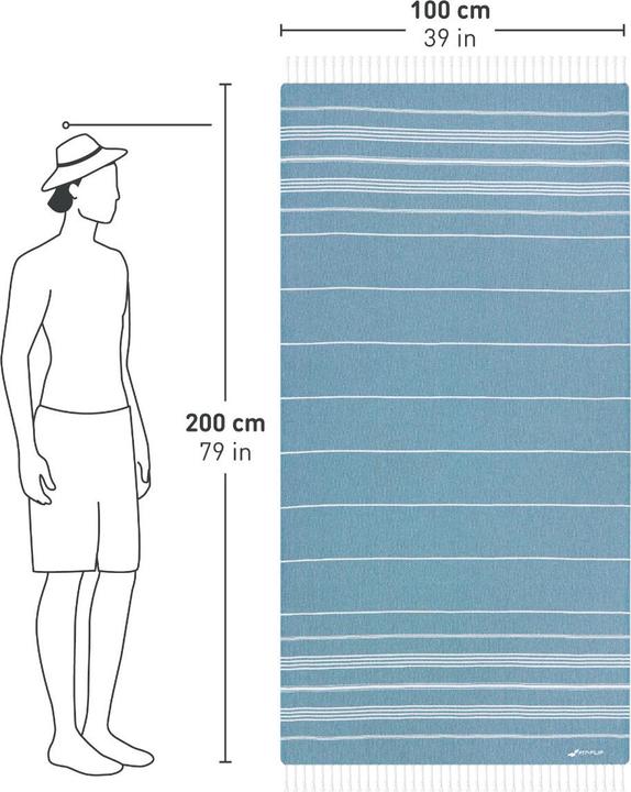 Image du produit Fit-Flip Drap de hammam (100 x 200 cm)