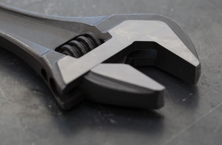Produktbild Bahco Rollgabelschlüssel mit Zentralmutter, phosphatiert, 305 mm (34 mm)