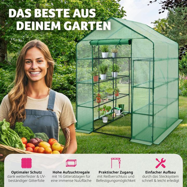 Produktbild tectake Gewächshaus