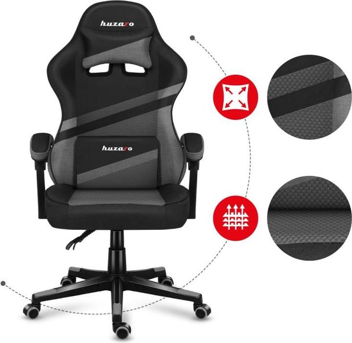 Image du produit Huzaro Fotel gamingowy Force 4.4 Maille blanche