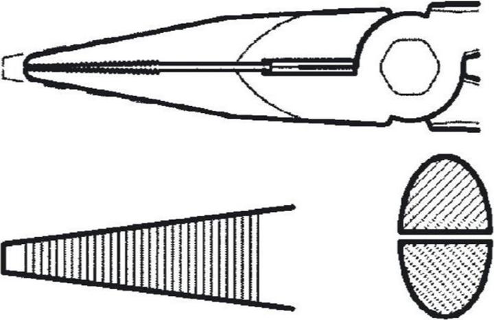 Produktbild Weidmüller VDE Telefonzange Gerade 200 mm (200 mm)