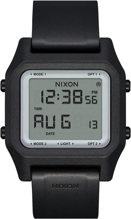 Nixon Digitale LCD-Module mit Münzwurffunktion, 100 Meter wasserdicht, Chronograph und Alarm (Chronograph, Digitaluhr)