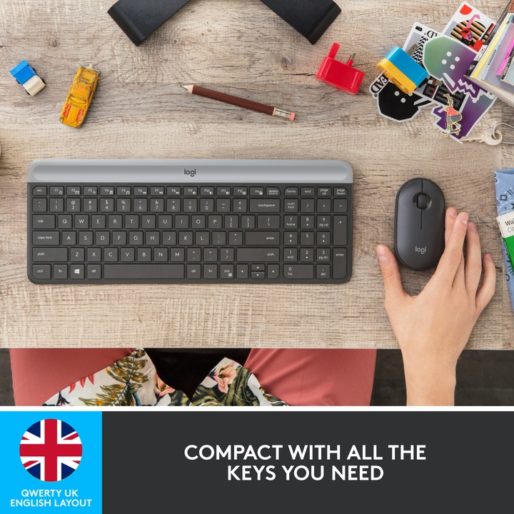 Actual product image Logitech MK470 Combo (CH, Wireless)