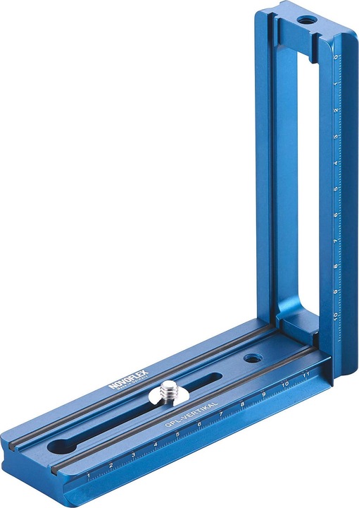 Actual product image Novoflex Q=PLATE Vertical clamping plate in L-shape (L-rail)