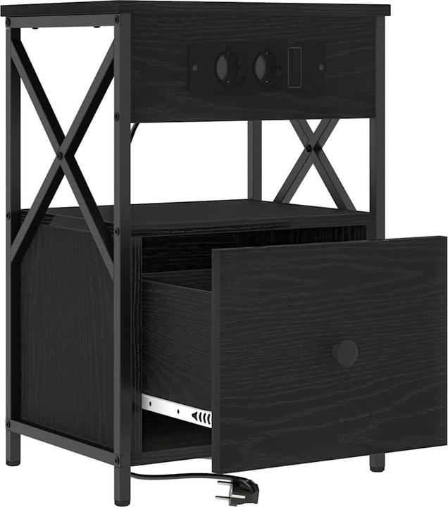 Actual product image vidaXL Bedside table (40 x 31 x 60 cm)