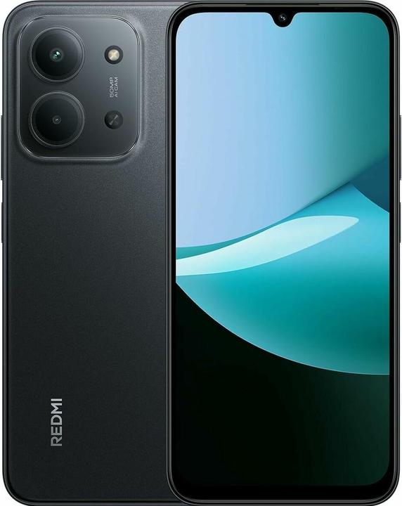 Actual product image Xiaomi Redmi 15C 4G (256 GB, Midnight Black, 6.90", Dual SIM, 4G)